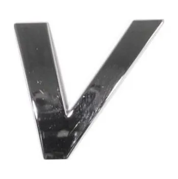 Samolepicí dekorace na vozidlo 3D písmeno samolepící PLASTIC - V