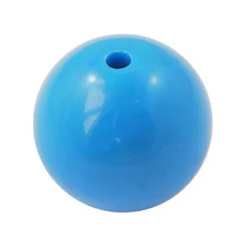 Dětské navlékací korálky Korálek plastový 15mm modrý