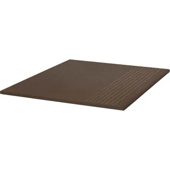 Obklad Natural brown stopnica prosta duro - schodovka 30x30 hnědá strukturovaná 116464