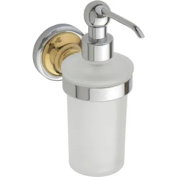 Dávkovač mýdla Retro gold a chrom - dávkovač tekutého mýdla 144209018