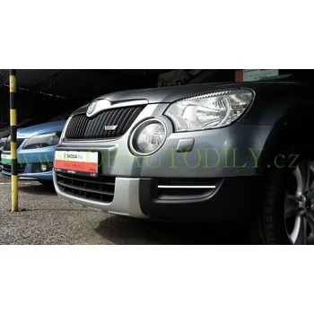 Lišta karosérie Škoda Yeti-Nerez lišty předního nárazníku OMTEC