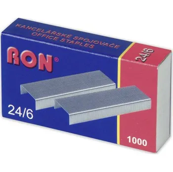 Spona do sešívačky Drátky do sešívaček RON 24/6 1000ks