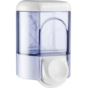 Dávkovač mýdla Standard - dávkovač tekutého mýdla 350 ml, plast bílý kouřový B561a