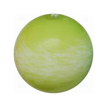 Dětské navlékací korálky Korálek plastový "poškrábaný" 18mm světle zelený