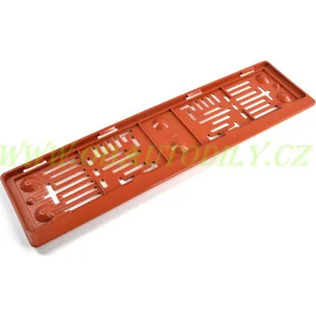 Držák SPZ PODLOŽKA pod SPZ s ATESTEM hnědá