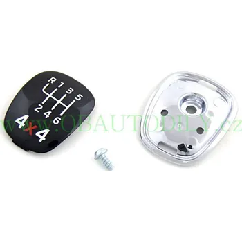 Hlavice řadicí páky Škoda Auto - 4x4 6ti se šroubem červené X