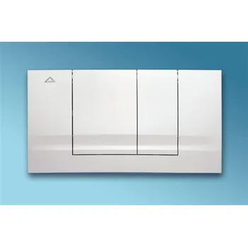Splachovací tlačítko Ovládací tlačítko 01 - bílá alpská, lesklá - nový typ 330701