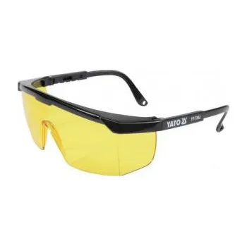 ochranné brýle Ochranné pracovní brýle žluté, Žluté ochranné brýle z polykarbonátu s