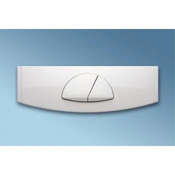 Splachovací tlačítko Ovládací tlačítko F200 - bílá alpská, lesklá - ovládání shora 332001