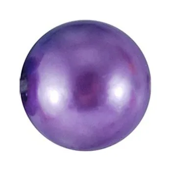 Dětské navlékací korálky Korálek plastový metalický 20mm světle fialový