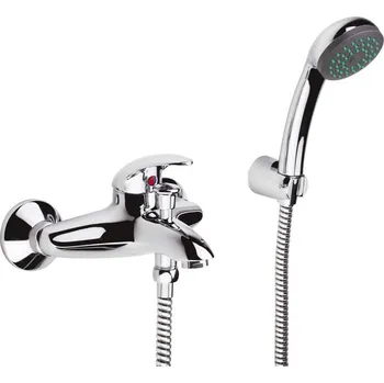 Vodovodní baterie Polar New - vanová nástěnná baterie, rozteč 100, s příslušenstvím (pevný držák) PN55A