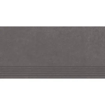 Obklad Intero grafit stopnica prosta nacinana - schodovka rektifikovaná 29,8x59,8 šedá 137357