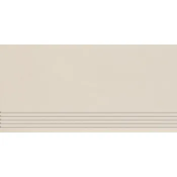 Obklad Intero bianco stopnica prosta nacinana - schodovka rektifikovaná 29,8x59,8 krémová 137340