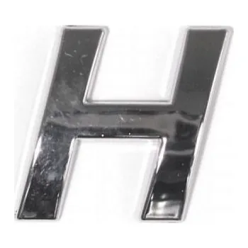 Samolepicí dekorace na vozidlo 3D písmeno samolepící PLASTIC - H
