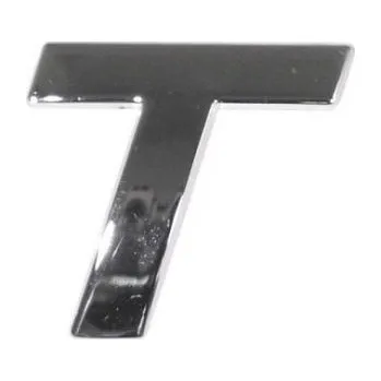 Samolepicí dekorace na vozidlo 3D písmeno samolepící PLASTIC - T