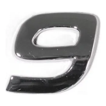 Samolepicí dekorace na vozidlo 3D číslice samolepící PLASTIC - 9