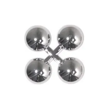 Znak automobilu 3D znak samolepící PLASTIC - TEČKA - 4 ks