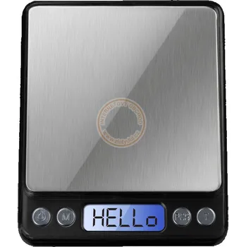 Průmyslová váha Digitální mini váha 10 x 10 cm, 2000 g / 0,1 g