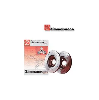 Brzdový kotouč Zimmermann zadní sportovní brzdové kotouče -nechlazené NISSAN PRIMERA Hatchback (P11) -motor 2.0 TD -- rok výroby 09.96-07.02