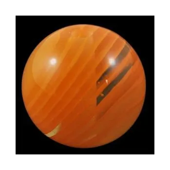 Dětské navlékací korálky Korálek plastový duhový 20mm oranžový