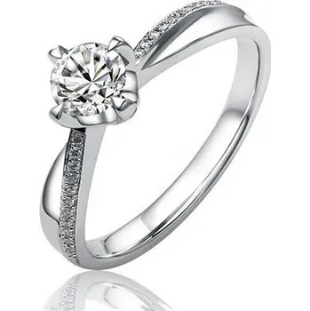 Prsten Silvego stříbrný originální prsten se zirkony SHZR302
