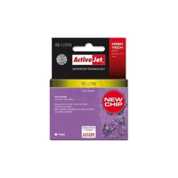 Počítač Brother LC-123Y / LC-125Y, yellow, nová, 10ml - alternativní