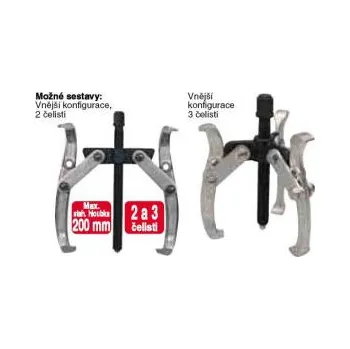 Stahovák Sada mechanických stahováků 2 a 3 ramenný 41-53mm