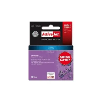 Počítač Brother LC-123C / LC-125C, cyan, nová, 10ml - alternativní