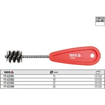 Drátěný kartáč Kartáč na měděné trubky YATO 28mm YT-63704