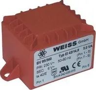 Transformátor do DPS Weiss Elektrotechnik 85/365, 5 VA, 24 V, 208 mA
