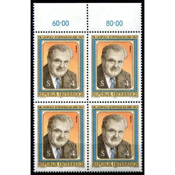 Poštovní známka (1988) MiNr. 1941 **- 4-bl - Rakousko - Leopold Schönbauer