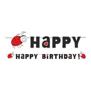 Party dekorace Banner Beruška