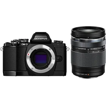 Olympus OM-D E-M10 Mark II, + 14-42 mm II R + 40-150 mm R černý Kompakt s výměnným objektivem Olympus OM-D E-M10 Mark II, + 14-42 mm II R + 40-150 mm R černý
