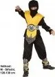 Karnevalový kostým MaDe Karnevalový kostým Ninja 120-130 cm 