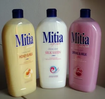 Mýdlo Mitia Spring & Milk tekuté mýdlo náhradní náplň 1 l