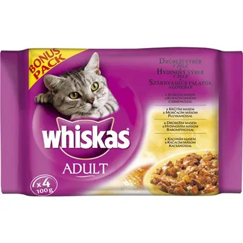 Krmivo pro kočku Whiskas Adult kapsička drůbeží výběr v želé