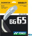Yonex BG 65 Badmintonový výplet bílá