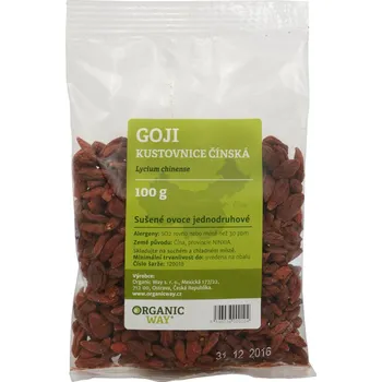 Sušené ovoce Allnature Goji Kustovnice čínská 100 g