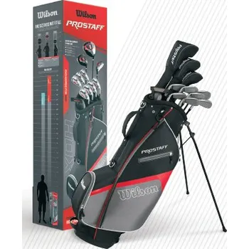 Wilson ProStaff HDX grafit, pravý kompletní golfový set - s tříkolým vozíkem Golfový set Wilson ProStaff HDX grafit, pravý kompletní golfový set - s tříkolým vozíkem