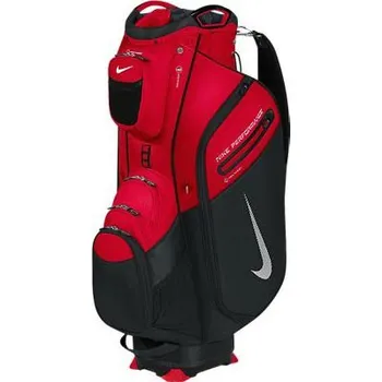 Golfový bag Nike Performance II Cart Bag,červená/šedá