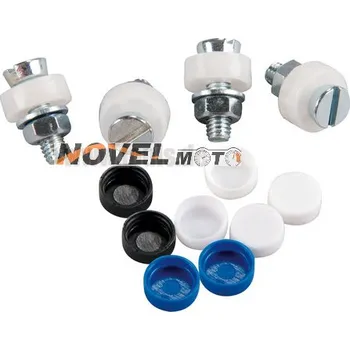 Držák SPZ Šrouby na SPZ + záslepky, sada