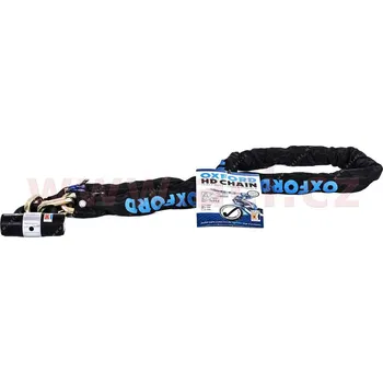Motozámek Řetězový zámek Oxford Heavy Duty 150 cm, průměr 9,5mm (Značkový 1,5 m dlouhý řetěz se samostatným zámkem!)