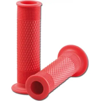 grip Gripy "Fast" červené 12 cm, rukojeti na motorku