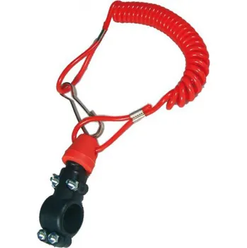 vypínač Emergency vypínač motoru na řídítka, rozpojovač "trhačka"