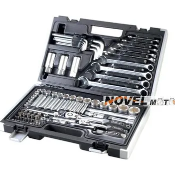 Sada nářadí Palcová sada nářadí Rothewald Professional, 92-dílná (Sada palcového nářadí pro americké a anglické stroje s palcovými šrouby)