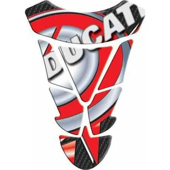 Tankpad Ducati červený 140 x 200 mm (Tankpad na nádrž Ducati)