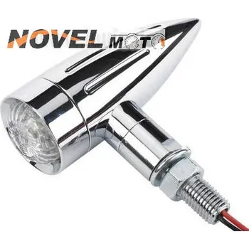 Osvětlení pro motocykl LED mini-blinkr na motorku Custom chrom