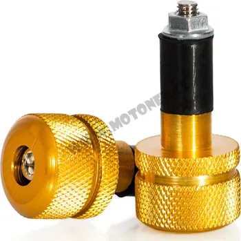 Řídítka Závažíčka řídítek universální ALU zlatá 13 mm (Pro hliníková (duralová) řídítka (vnitř. pr. 13 mm))