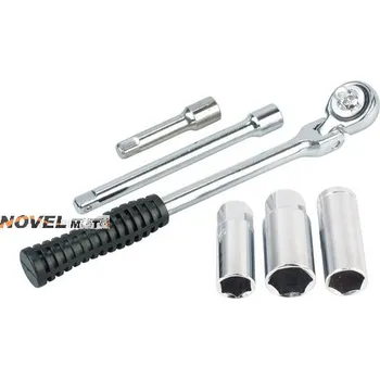Nářadí pro automobil 3/8" gola set na svíčky, 6-ti dílná sada