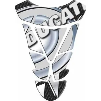 Tankpad Ducati bílý 140 x 200 mm (Tankpad na nádrž Ducati)